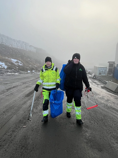 Via3 Grøntgruppe arbeider på IØR