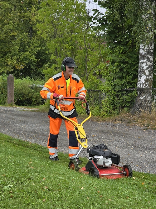 Via Miljøgruppa klipper plen